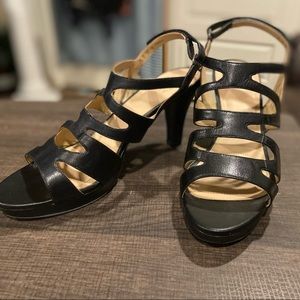 Naturalizer Sandal Heels - Black Size 10